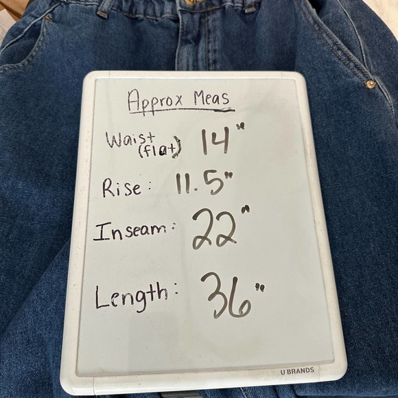 Zara Paperbag Waist Straight Leg Baggy Trendy Jeans - Picture 8 of 8